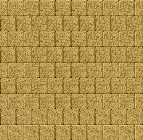 Плитка тротуарная ArtStein Квадрат малый желтый нейтив,ТП Б.2.К.6 100*100*60мм